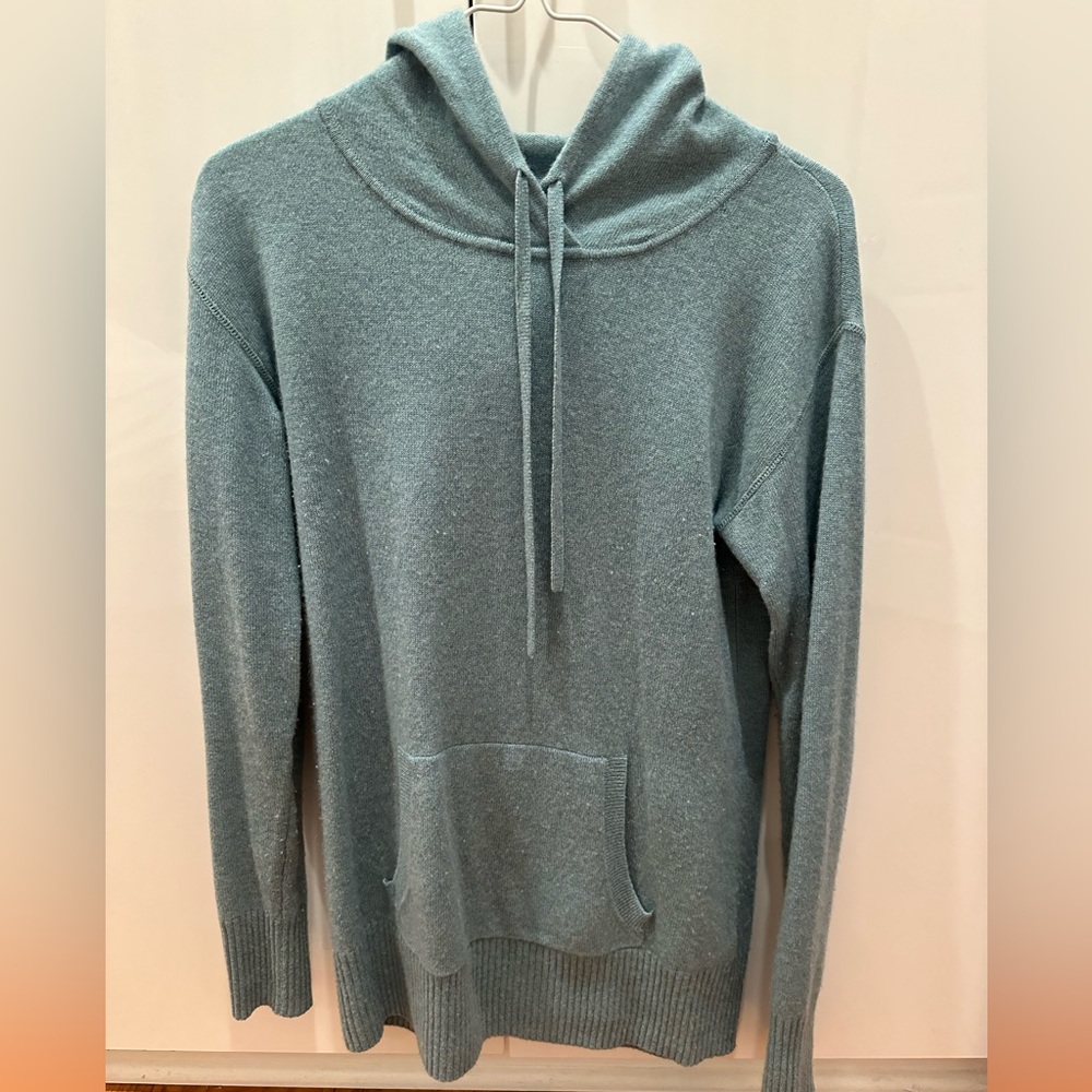 J. Crew Blue Cowl Neck Sweater